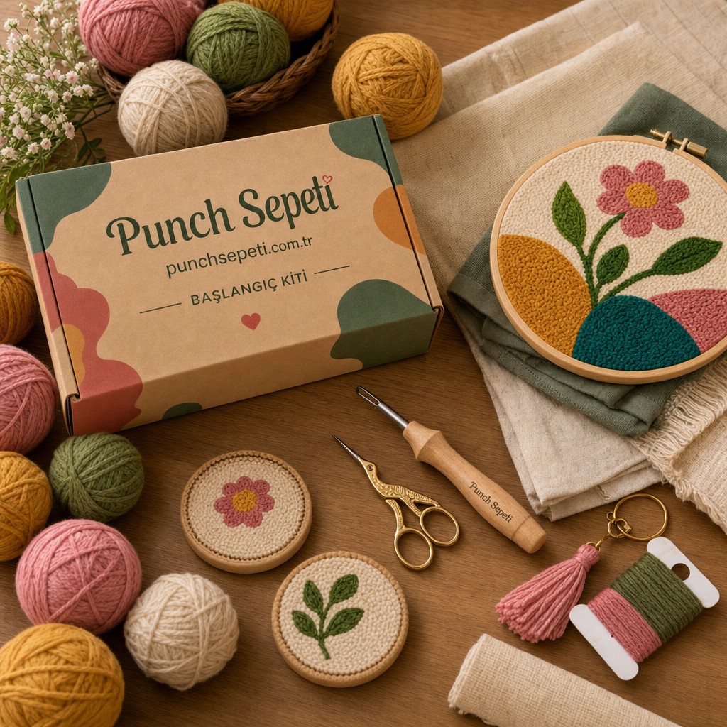 Punch Sepeti kutusu ve set içeriği